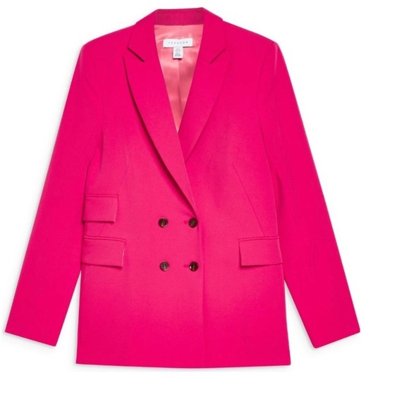 Pink Blazer & Pant Suit by Top Shop - Picture 3 of 8